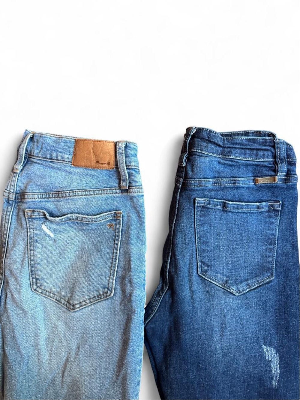 Madewell Blue Denim Jeans Set